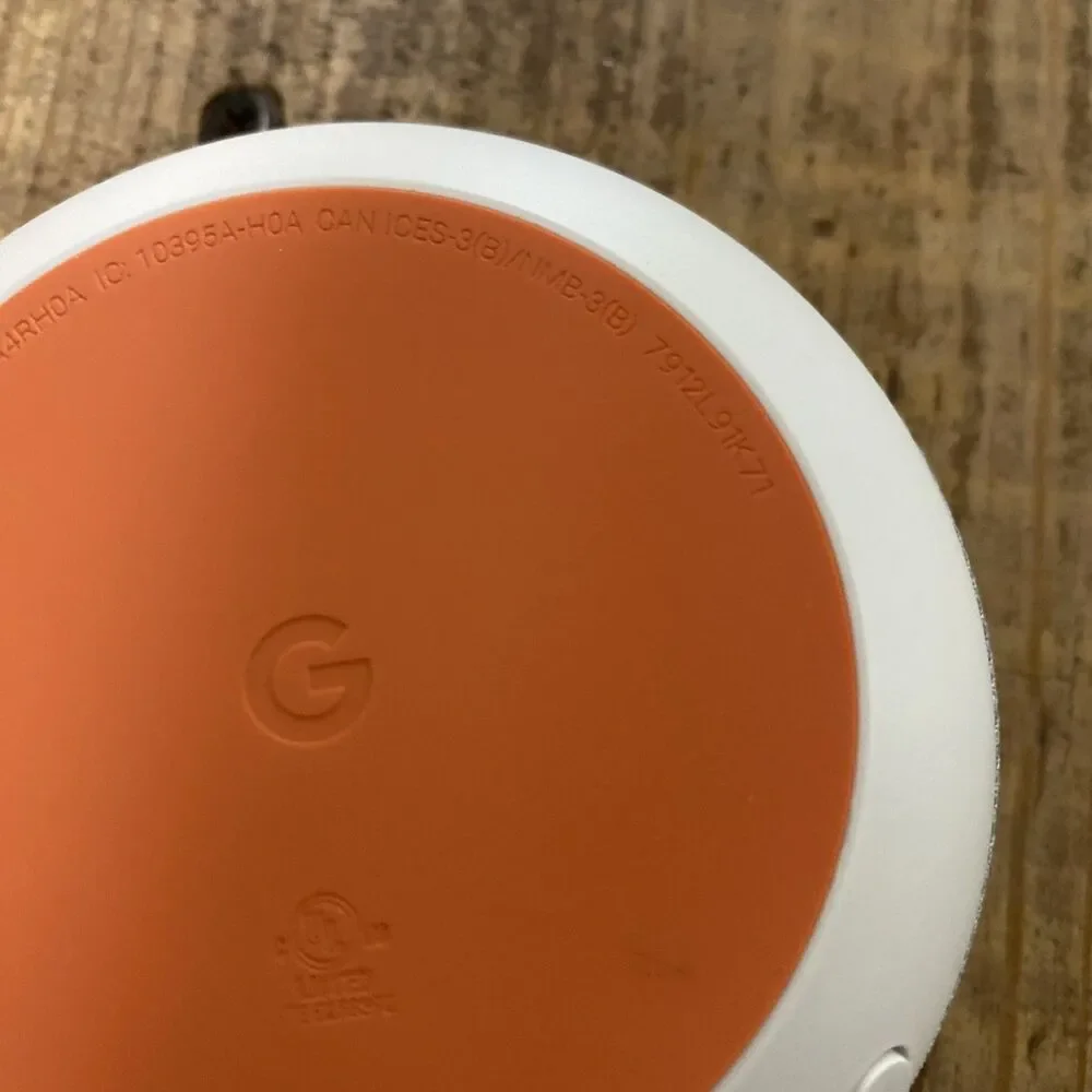 Google Home Mini H0A Smart Speaker Gray w/ Power Adapter - TESTED